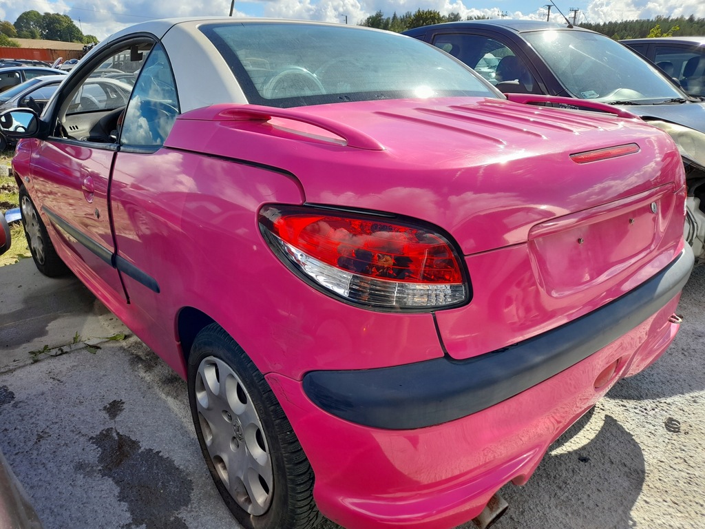 фото №16, Peugeot 206 cc крышка багажника багажника задняя задняя