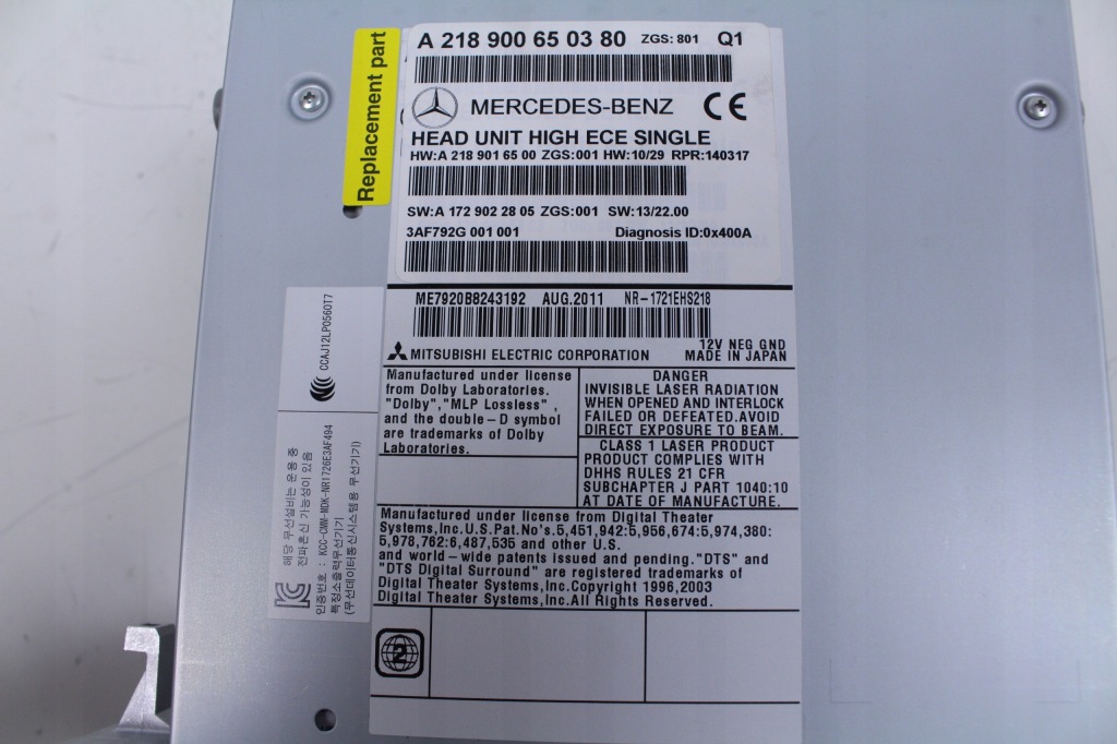 фото №8, Радио cd навигация mercedes a2189006503