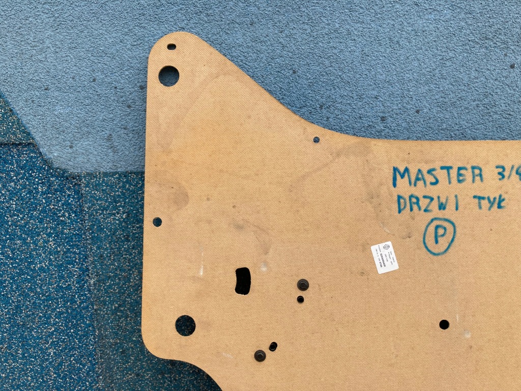 Master 3 1 4 movano 10- обшивка обивка дверь задний  правый оригинал с Разборки