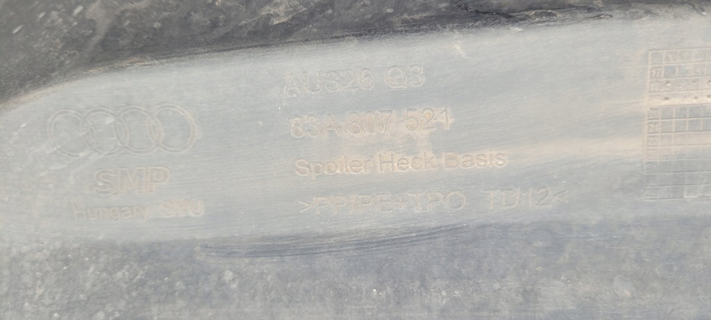 фото №13, Audi q3 83a бампер задняя задний накладка