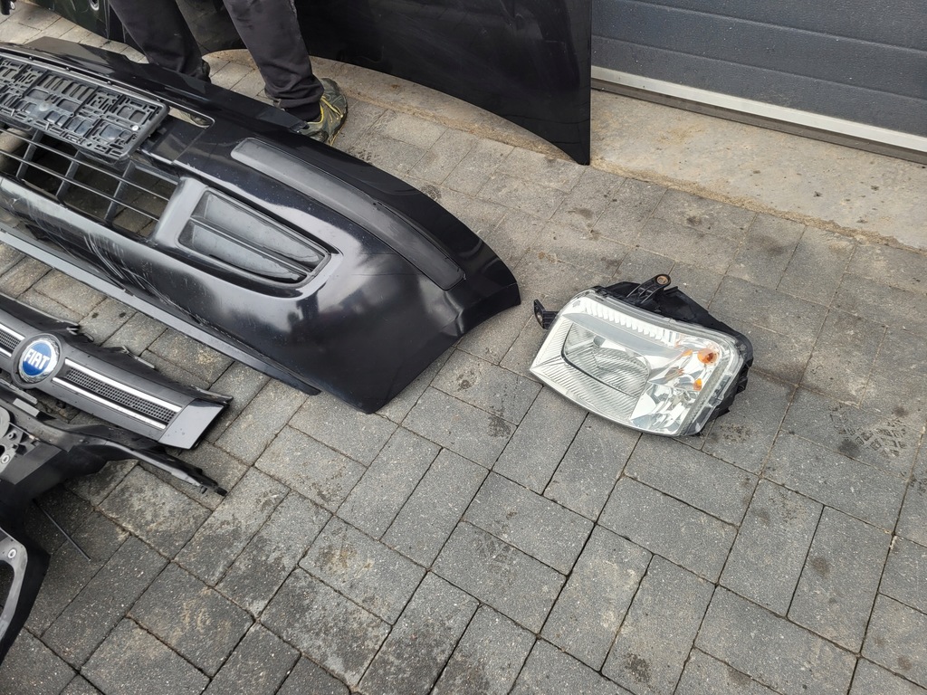 фото №11, Fiat panda ii 1.2 2004r набор капот бампер лампы europa цвет 632 кондиционер