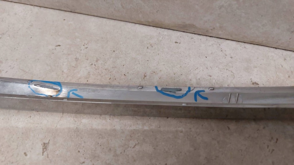 фото №3, Молдинг хром бампера перед renault talisman 260449387r левая