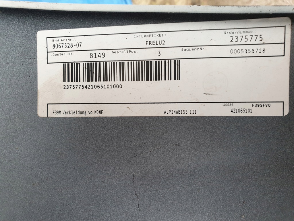 фото №9, Bmw x2 x 2 f39 бампер передний перед