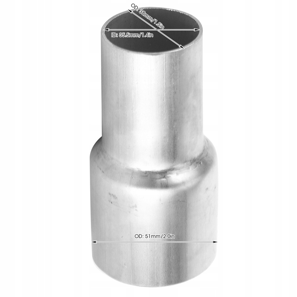 фото №9, Універсальні з'єднувач адаптер rur випускних сталь нержавіюча 2" do 1.5"