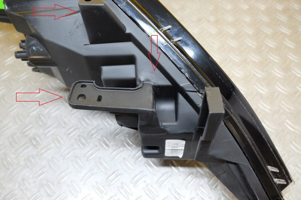 фото №10, Nissan murano z52 lift 2019- фара лампа czarna full led ліва usa