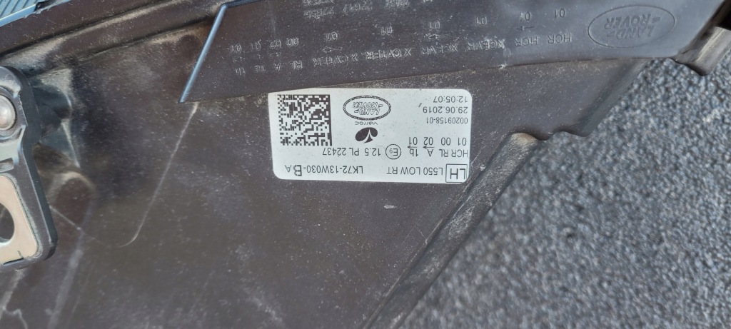 фото №5, Лампа левая перед передняя full led land range rover discovery sport v lift