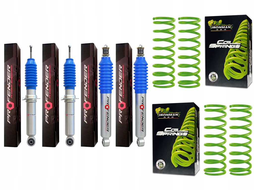 фото №1, Амортизаторы пружины +2' mitsubishi pajero iii iv