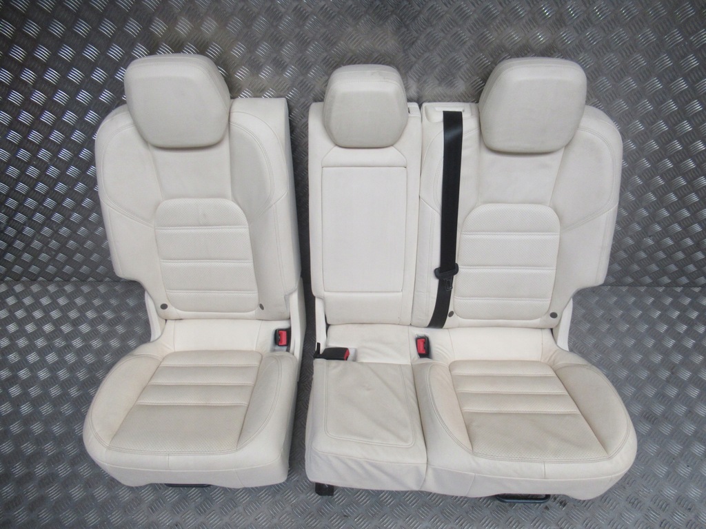 фото №10, Porsche cayenne 7p5 сидіння заднє сидіння задня обшивки оббивка комплектна світла