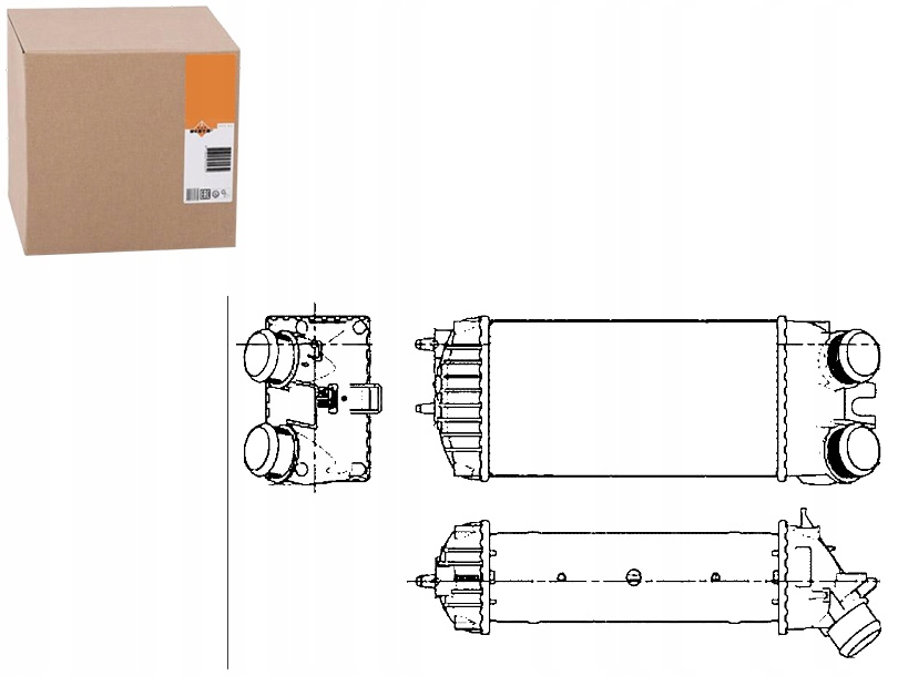 Купити Nrf 30278 радіатор повітря наддувний