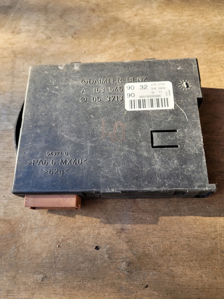 фото №1, Mercedes w163 ml модуль блок керування комфорту a1635459032