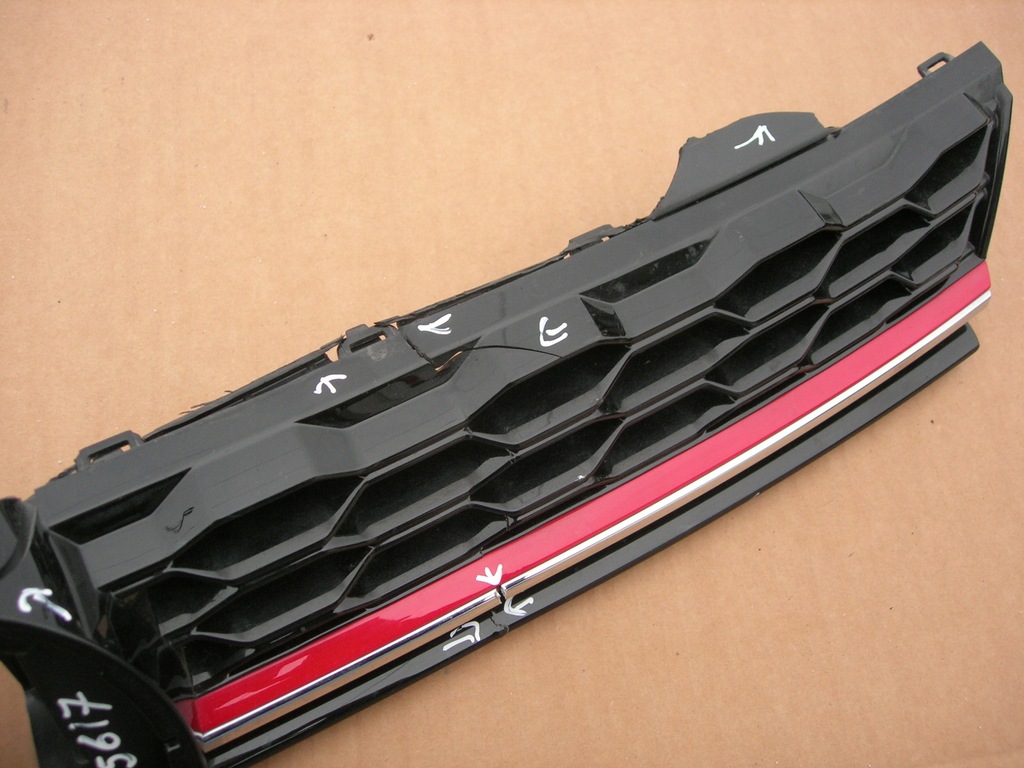 фото №6, Решётка радиатора решётка радиатора vw golf vii gti 5g0853653s w-wa