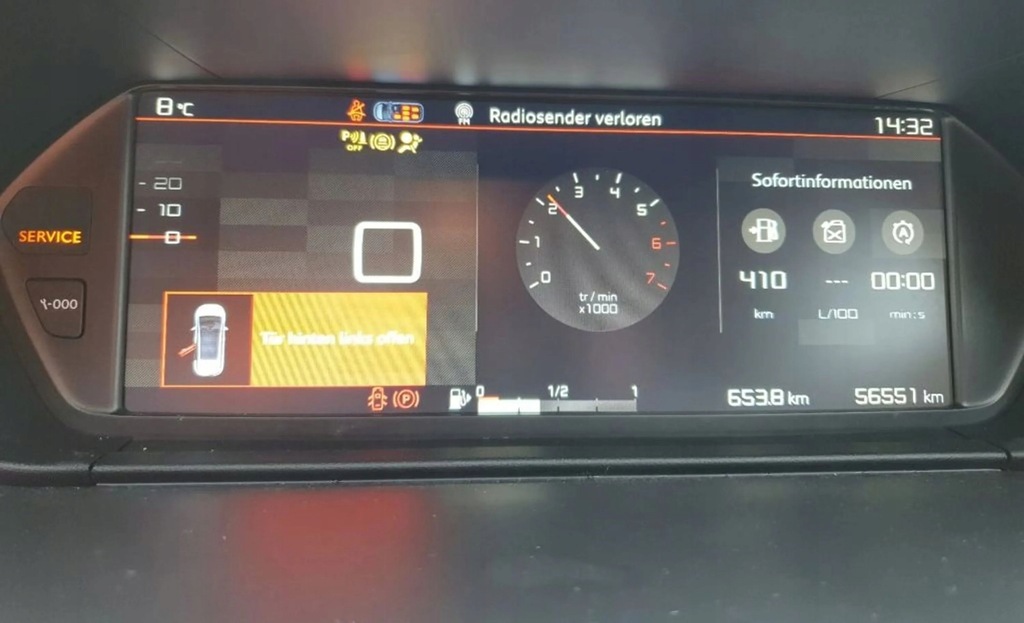 фото №1, Citroen c4 spacetourer 2018 счетчик / спидометр