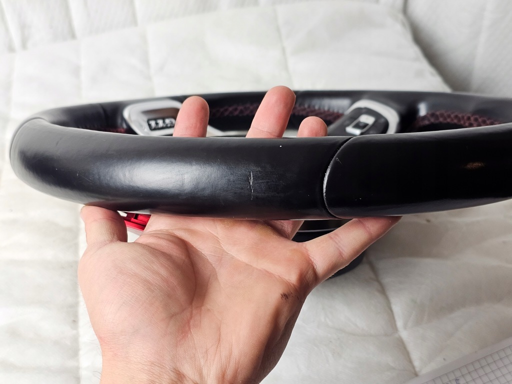 фото №11, Воздуховод кожаный мультифункция лепестки переключения vw passat b8 golf vii gti r