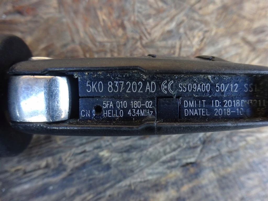 фото №10, Vw golf vi замок зажигания ключ комплект 1k0905851b 5k0837202ad