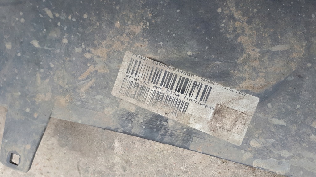 фото №14, A7 4g бампер задня задній pod pdc lz7s sline usa