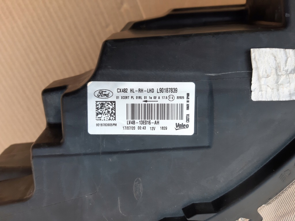 фото №11, Kuga mk3 escape фара правий лампа права full led оригінальний номер lv4b-13e016-ah