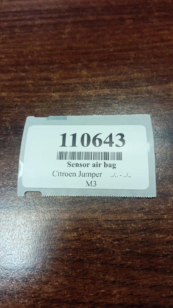 Citroen jumper i датчик air bag 1328447080 Недорого