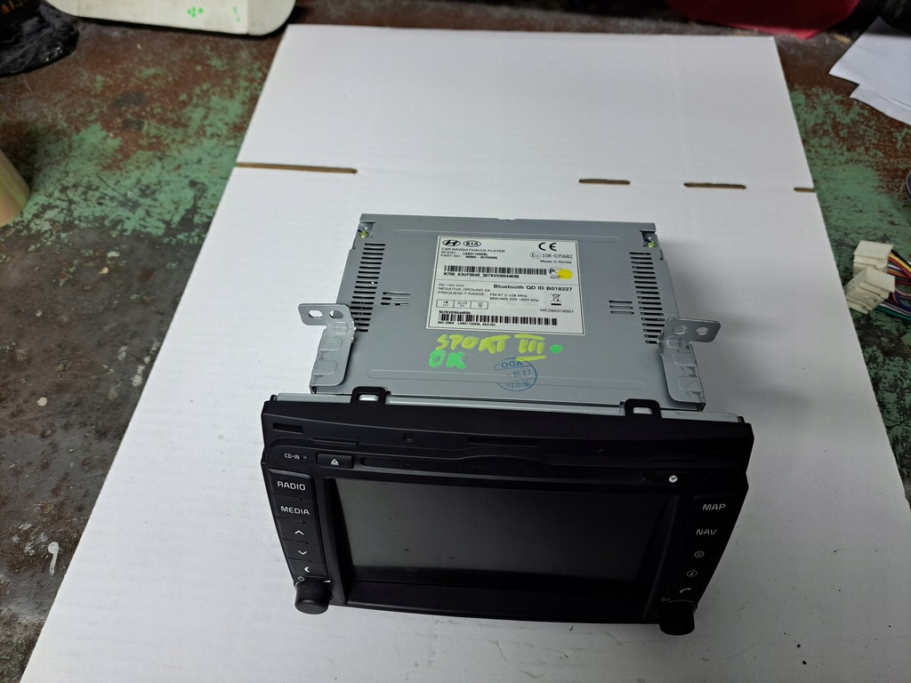 фото №2, Kia sportage iii радио 96560-3u700wk