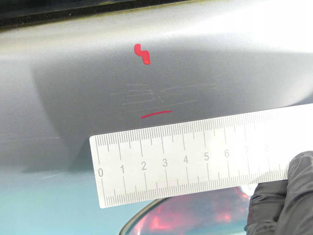 фото №9, Крышка багажника задняя стекло seat ibiza iii 6l серебристый s7n