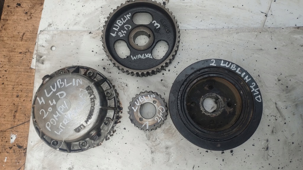 фото №1, Daewoo lublin 2,4 дизель andoria колесо зубчасте вала