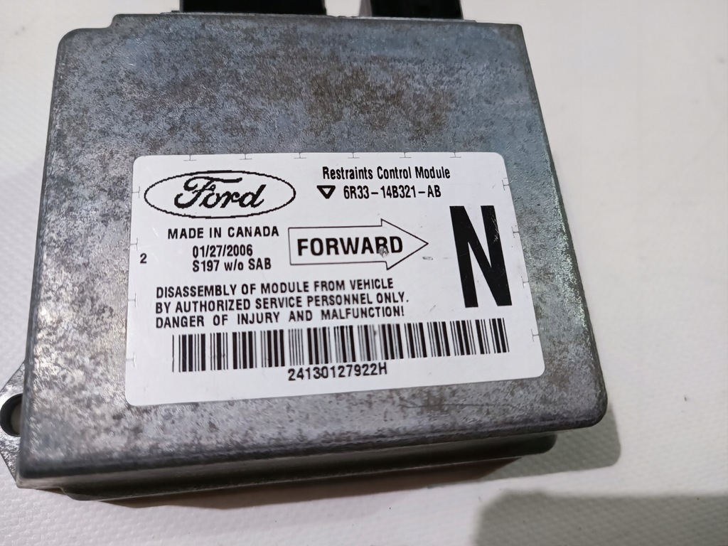 фото №5, Модуль подушка безпеки блок керування датчик ford mustang 2005-09