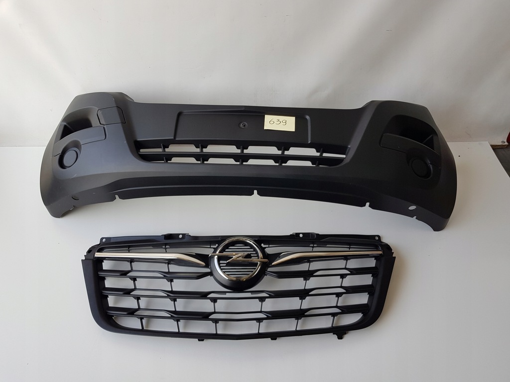 фото №1, Бампер передній решітка радіатора opel movano lift