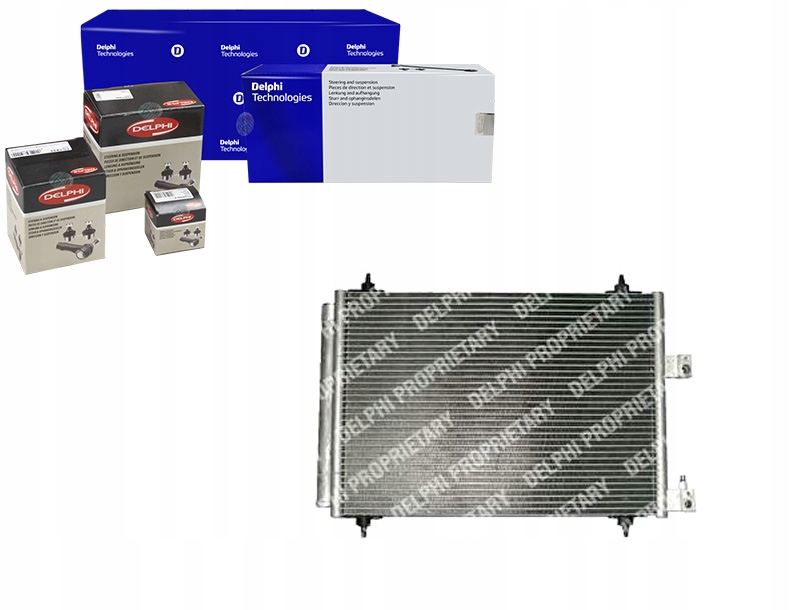 фото №1, Конденсатор радіатор кондиціонера delphi +gratisy