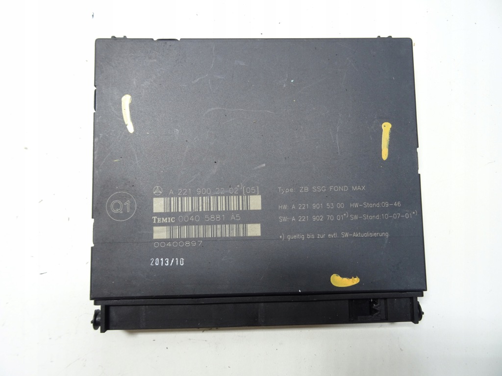 фото №1, Модуль блок керування a2219007102 mercedes s w221 lift