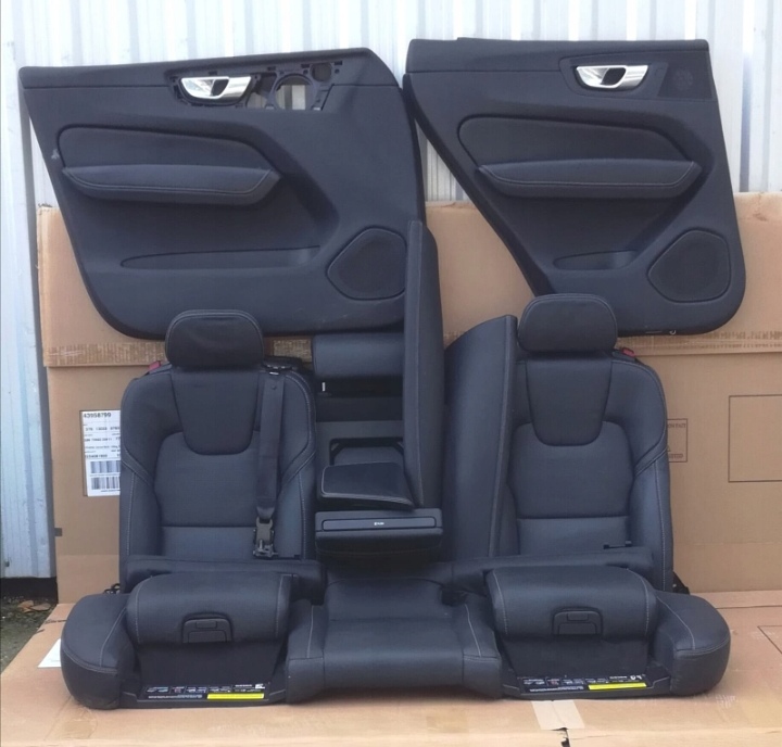 фото №8, Volvo xc60 ii сидіння вентильовані заднє сидіння обшивки тунель комплект ідеальний стан