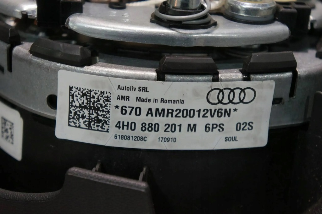 фото №7, Подушка подушка безопасности водителя audi a8 s8 d4 4h 4h0880201m