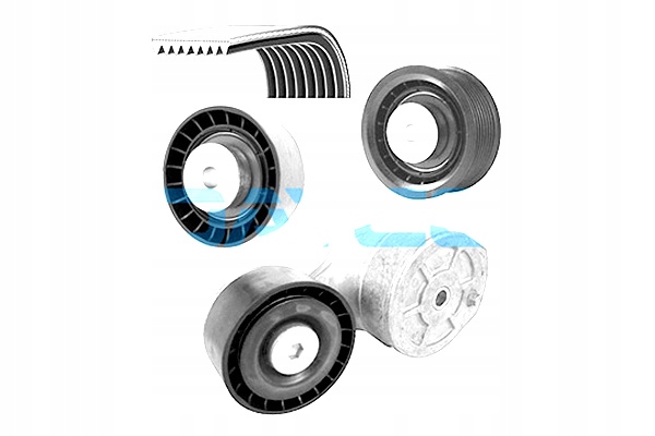фото №2, Набір ремені багаторучейкових з натягувач scania 4 bus p g r t