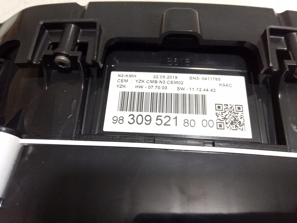 фото №7, Toyota proace citroen berlingo лічильник прилади 9830952180