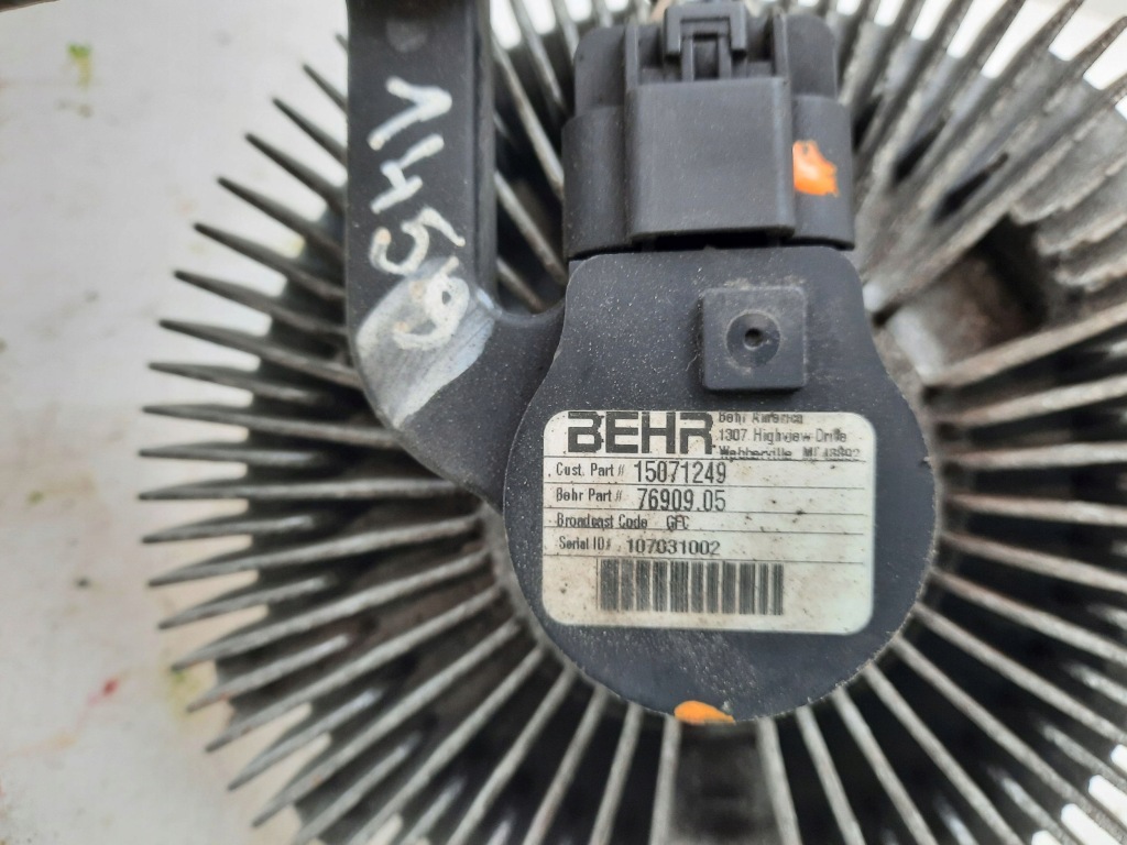 2002 chevrolet trailblazer віскозна муфта вентилятора 15071249 Недорого
