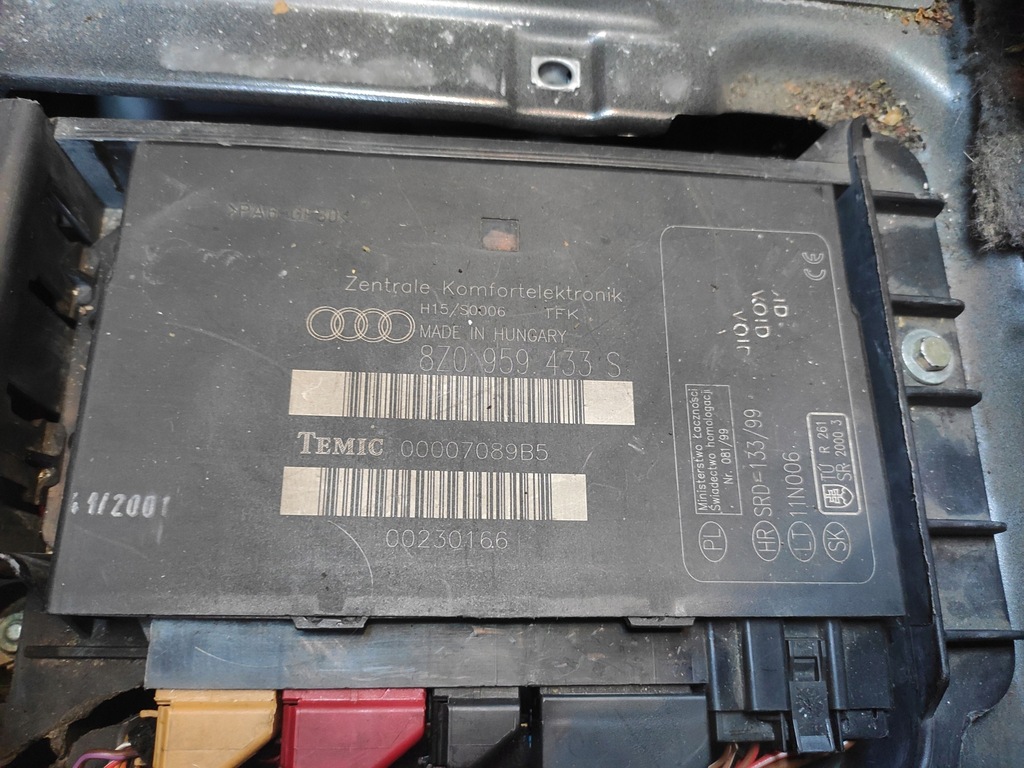 фото №1, Модуль комфорту 8z0959433s audi a2 00-05