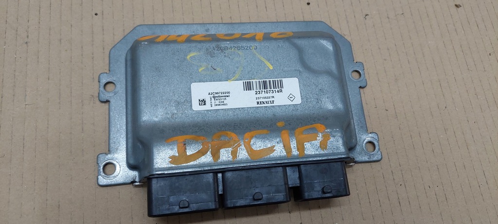 фото №1, Бортовой компьютер блок управления двигателя dacia