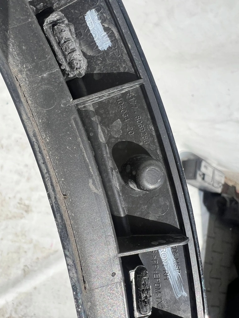 фото №12, Молдинг крыла bmw x5 g05 m-apkiet перед передняя