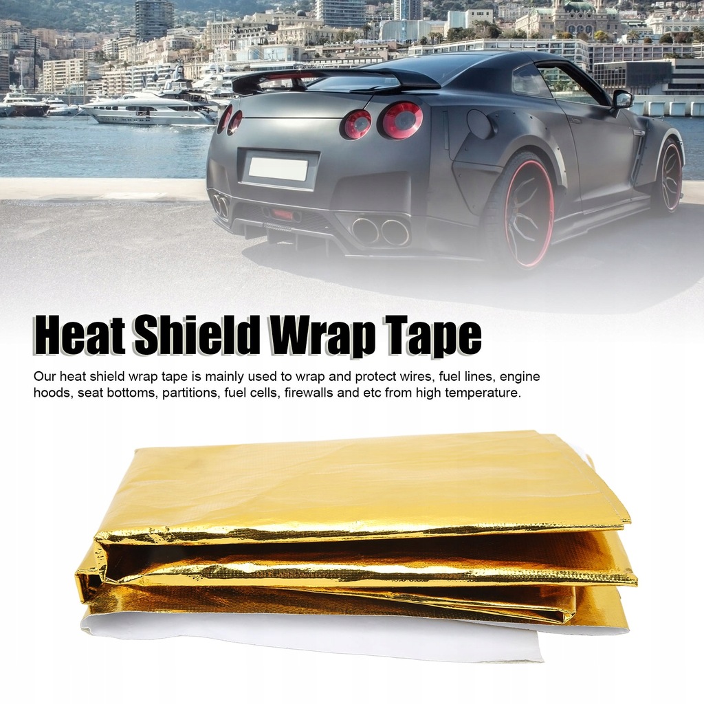 фото №12, Лента термоизоляционная золотая 39x47”złota