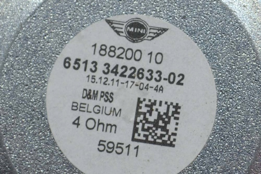 фото №6, Mini cooper roadster r59 задній лівий динамік ćwiartkowy 18820010 3422633 201