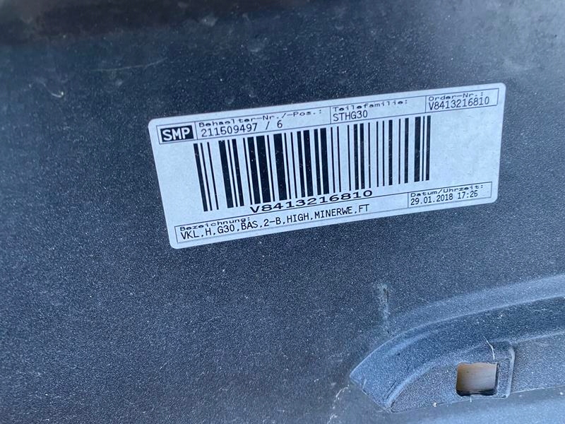 фото №7, Бампер задняя задний bmw 5 g30 sedan 16-