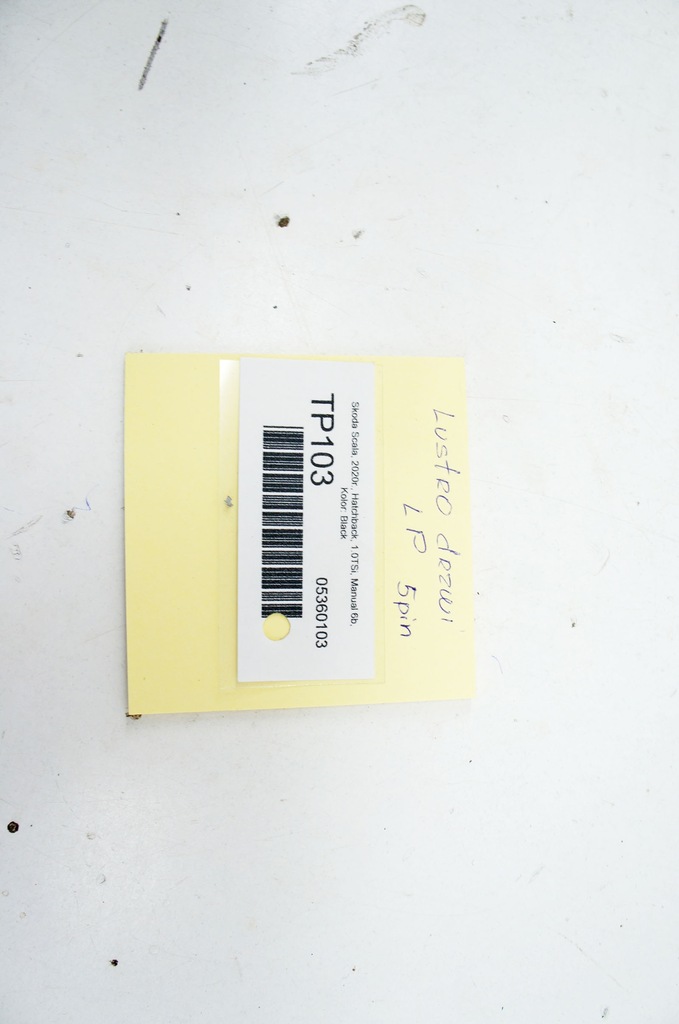 фото №8, Tp103 skoda scala дзеркало ліва 5 pin 657857407 black europa