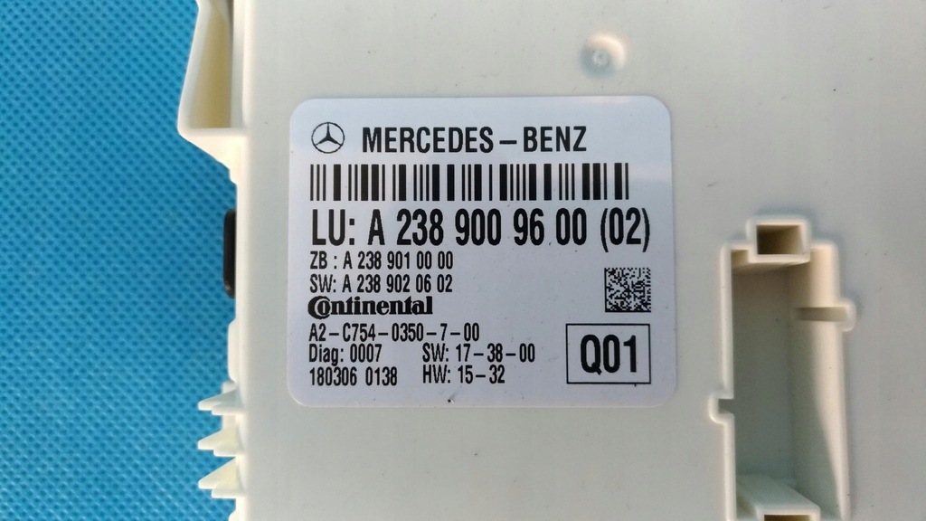 фото №7, Блок керування модуль комфорту mercedes w213 2389009600