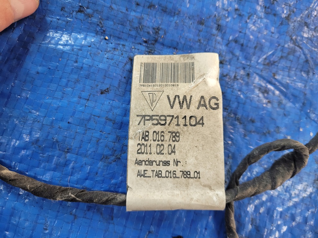 фото №8, Porsche cayenne джгут електропроводка pdc бампера задня 7p5971104