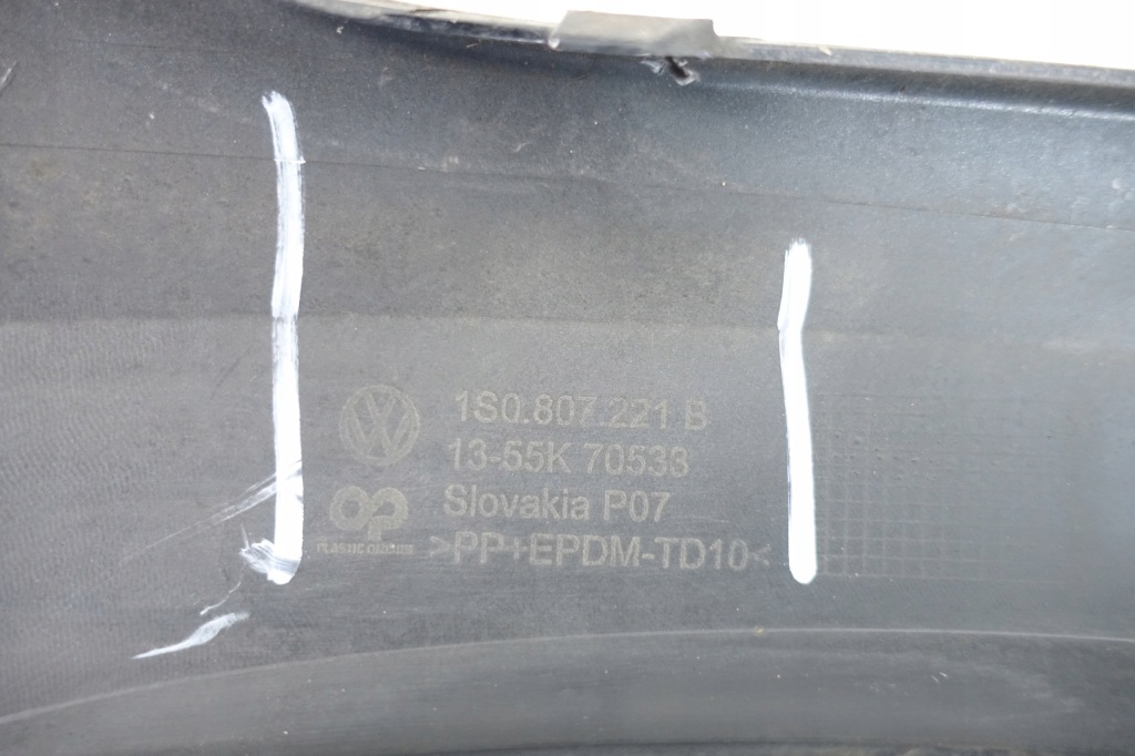 фото №13, Volkswagen vw up 1s 2011-2016 бампер перед передний 1s0807221b