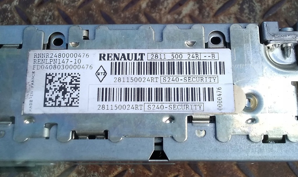 фото №4, Renault scenic ii fl радіо cd 281150024r