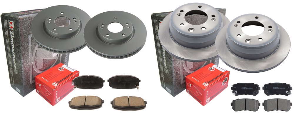 фото №1, Тормозные диски тормозные колодки p+t zimmermann hyundai i30 kia ceed