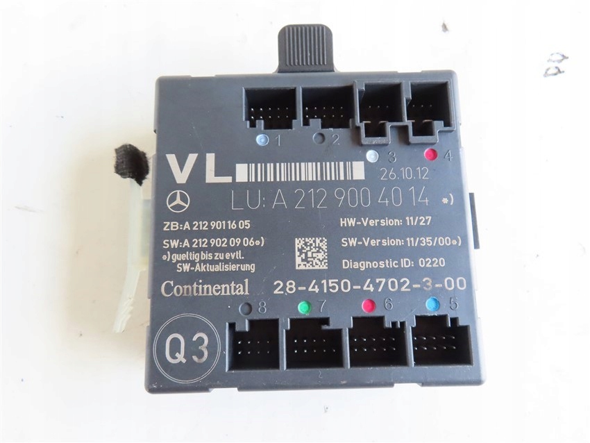 фото №1, Модуль дверь передний левый mercedes c klasa w204 2007-2014 rok a2129004014