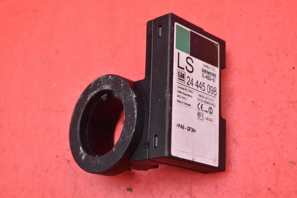 фото №9, Иммобилайзер бортовой компьютер набор 24467018ln opel astra 2 ii g 1.7 cdti 80 km 98-09