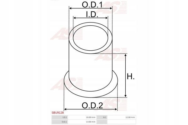 фото №3, Втулка, wał стартер as-pl sbu9128