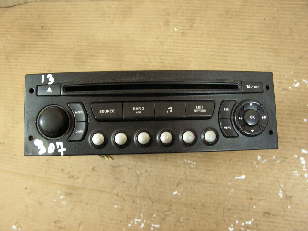 фото №1, Peugeot 307 радіо