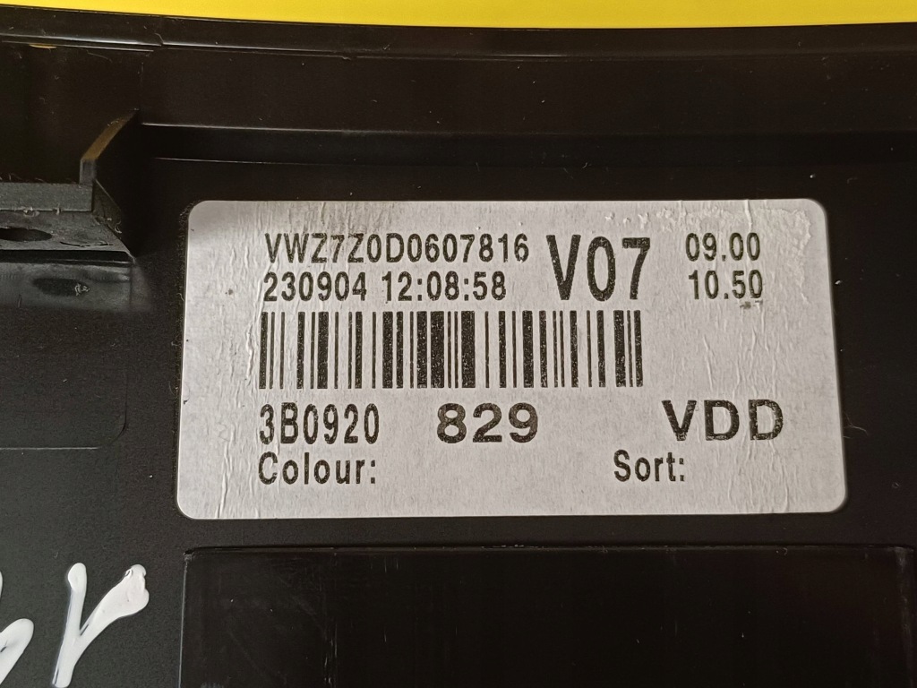 фото №5, Счетчик приборная панель приборы volkswagen passat b5 lift 1.6 бензин 3b0920829 nr76